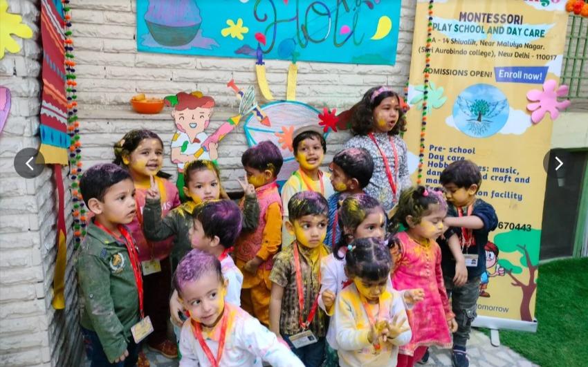 Roots to Wings Malviya Nagar preschool building in Malviya Nagar, New Delhi
