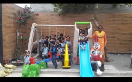 The Little Stars smart pre-school preschool building in Naya Gaon, Chandigarh
