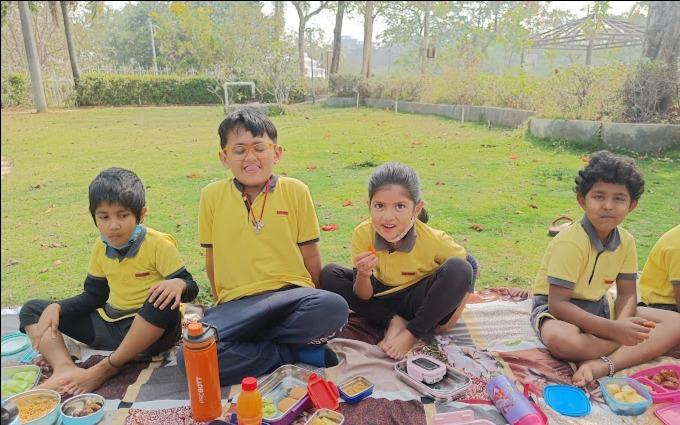 Kidzee Preschool QCity preschool building in Gachibowli, Hyderabad