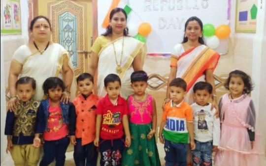 Little Angels Preschool  And  Daycare preschool building in Vikhroli, Mumbai