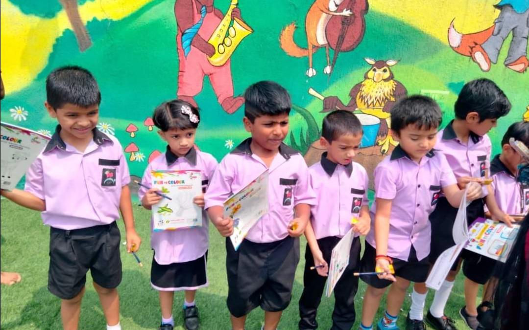 Bridge Blooming Preschool Daycare preschool building in Lohegaon, Pune