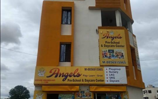 Angels pre-school and daycare center preschool building in Charholi, Pune