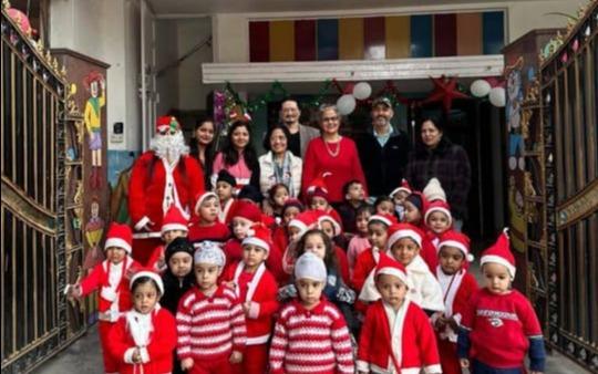 Little Angels Paradise School preschool building in Hari Nagar, New Delhi