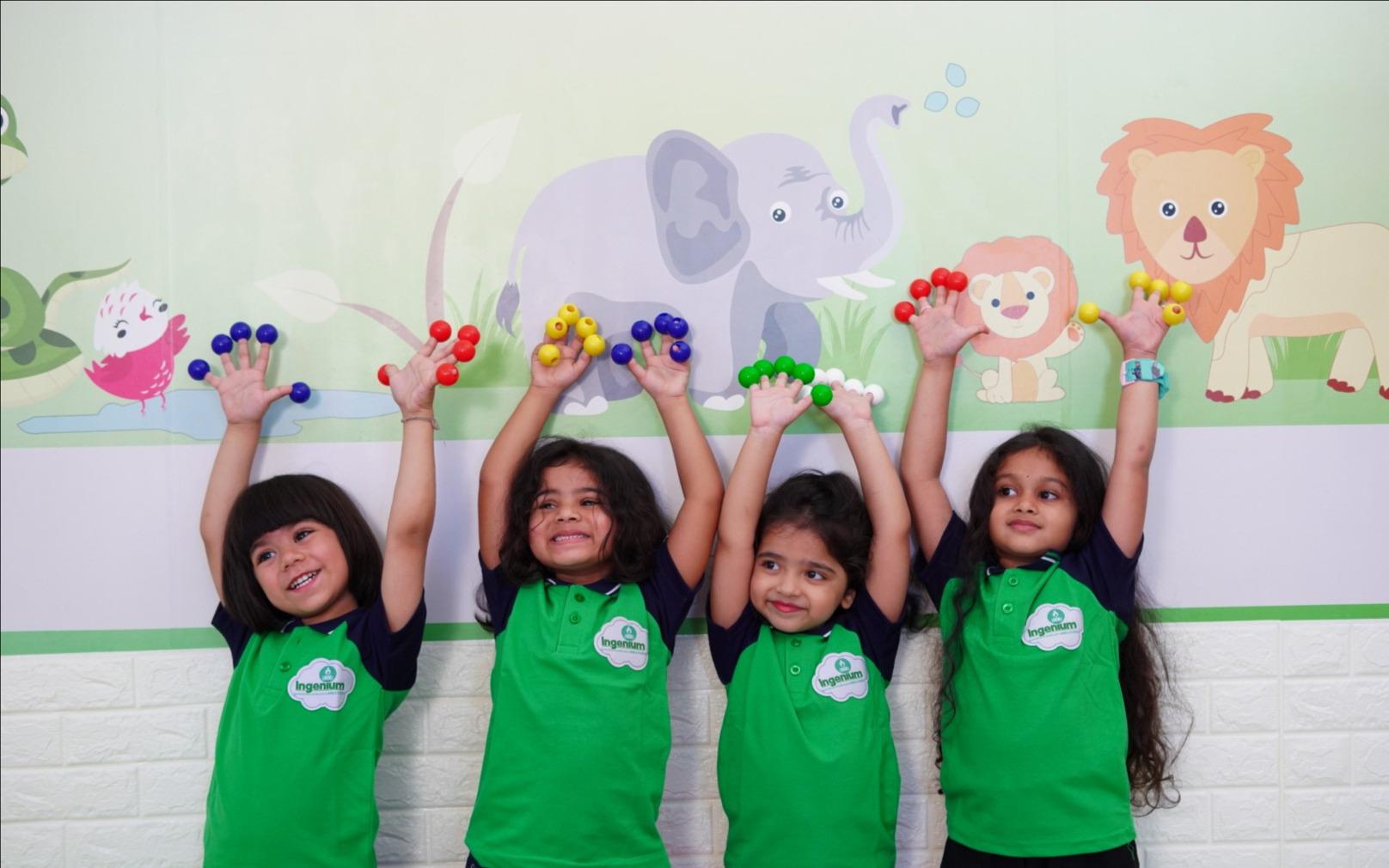 Ingenium preschool building in Miyapur, Hyderabad
