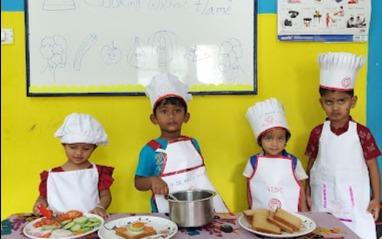 Kids Kingdom Preschool and Daycare preschool building in Bommasandra, Bengaluru