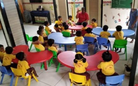 Toddledom Nursery and Playgroup preschool building in Kandivali West, Mumbai