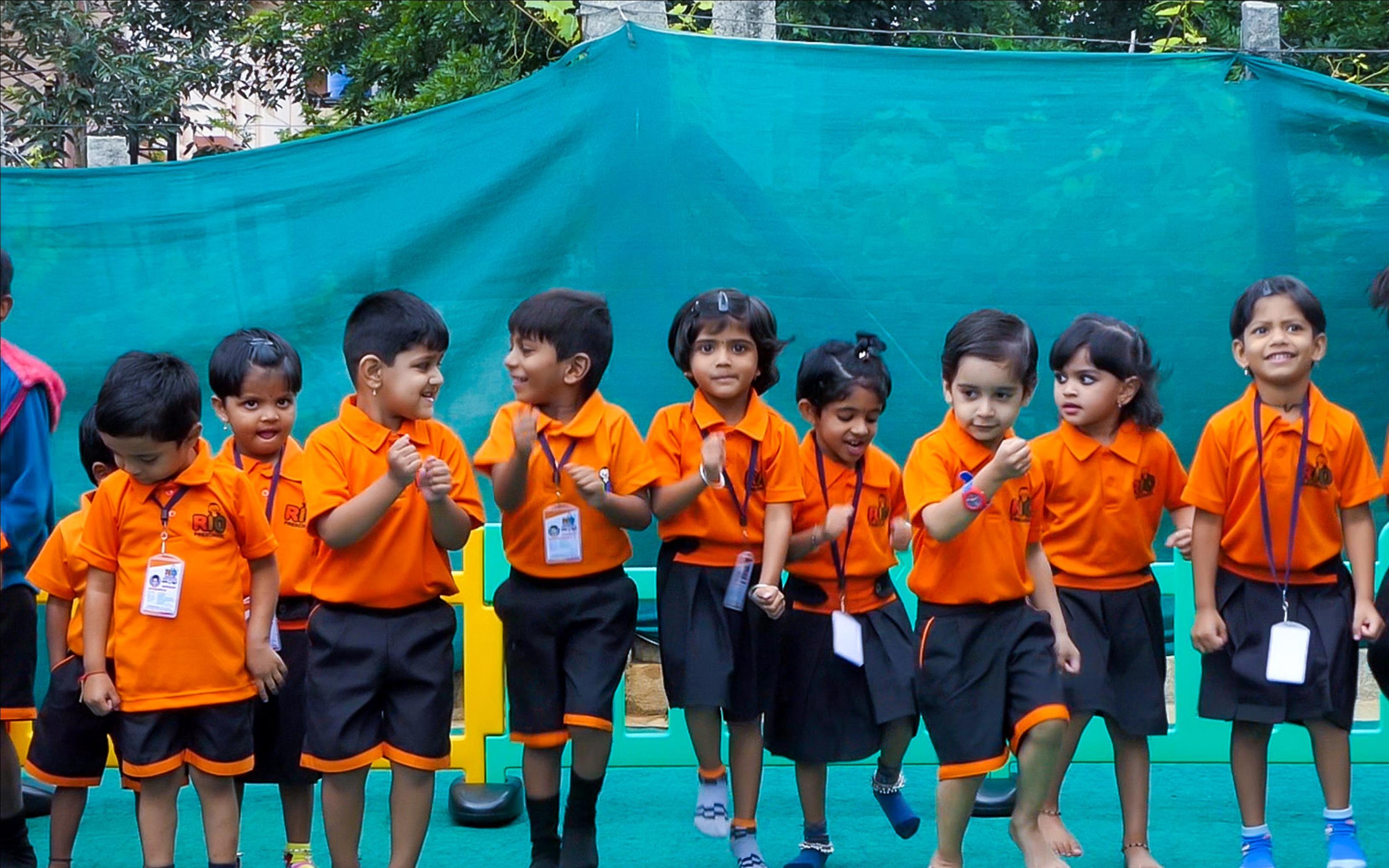 Rio preschool and daycare preschool building in Anjanapura, Bengaluru