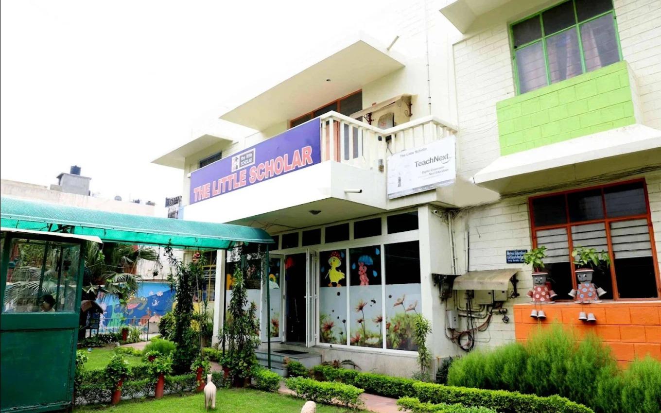 The Little Scholar Sector 19 preschool building in Sector 19, Noida