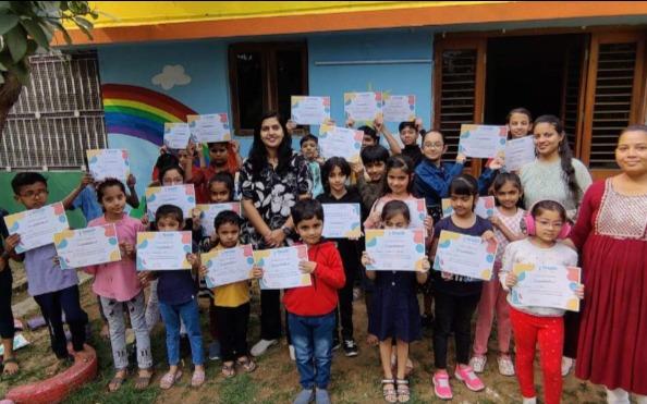 Shabd Preschool preschool building in Kudasan, Gandhinagar