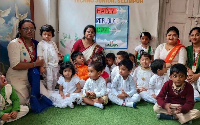 Techno Junior Dhakuria preschool building in Dhakuria, Kolkata