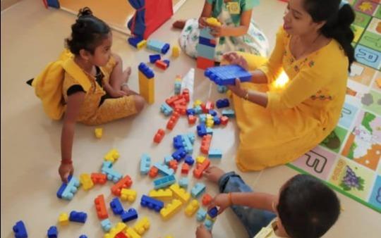 WISDOM KIDZ preschool building in Wagholi, Pune