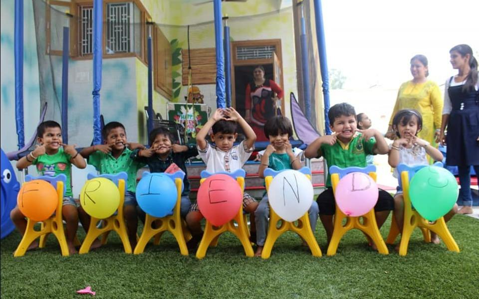 Hello Kids - Woodchuck preschool building in Om Vihar, Roorkee