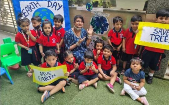 Cambridge Junior sector 56 preschool building in Sector 56, Gurugram
