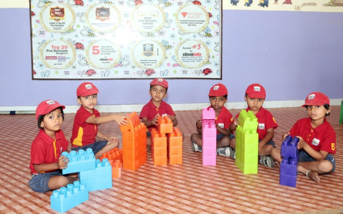 Hello Kids International preschool building in Isro Layout, Bengaluru