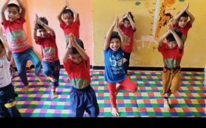 Childhood Playgroup, Nursery and Activity Centre preschool building in Nahar Amrit Shakti, Mumbai