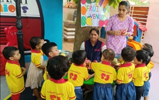 Shanti Juniors Kharadi preschool building in Kharadi, Pune