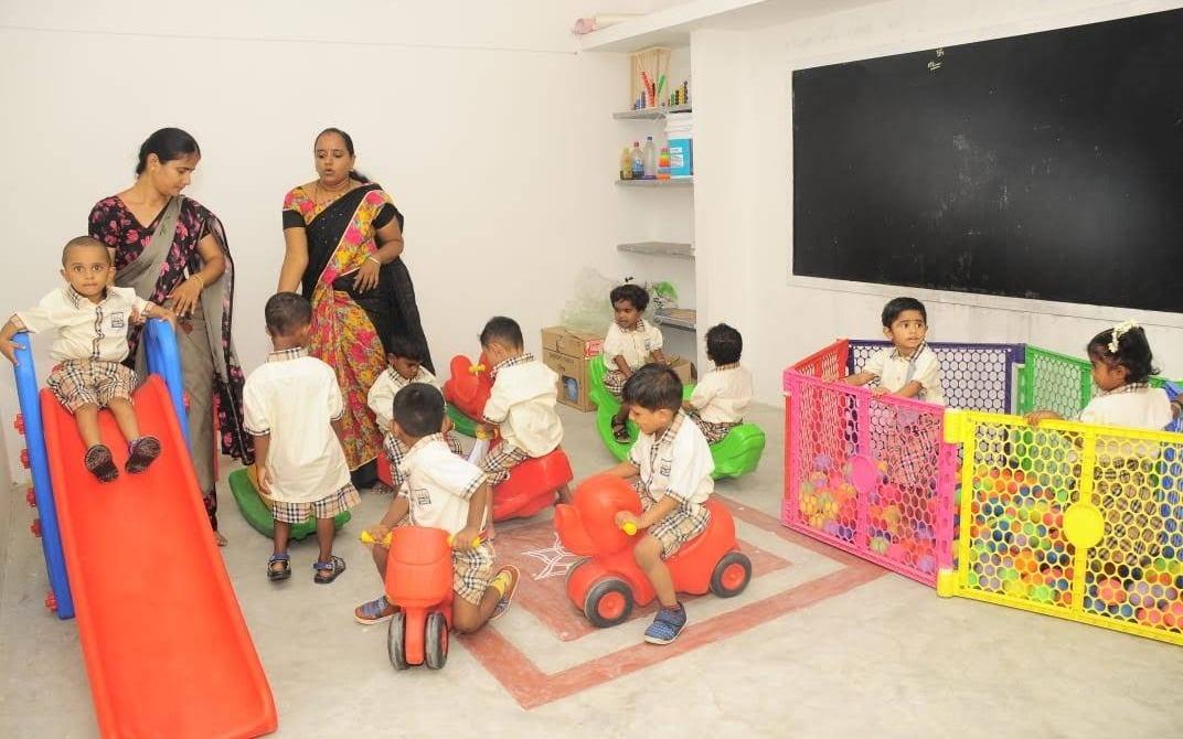 Hello Kids - Madan preschool building in Walajapet, Vellore