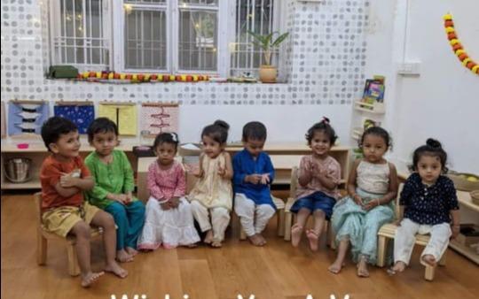 Clay Montessori preschool building in Matunga East, Mumbai