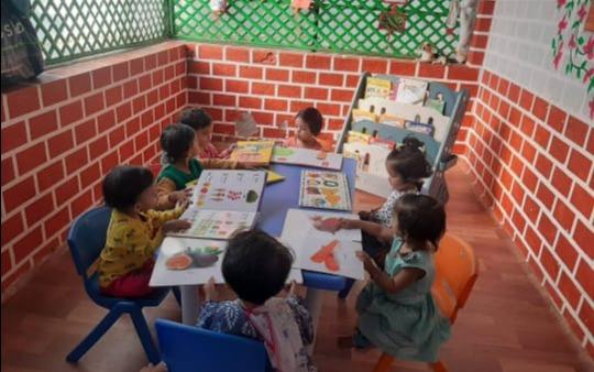 Aajol Preschool and Learncare preschool building in Kothrud, Pune