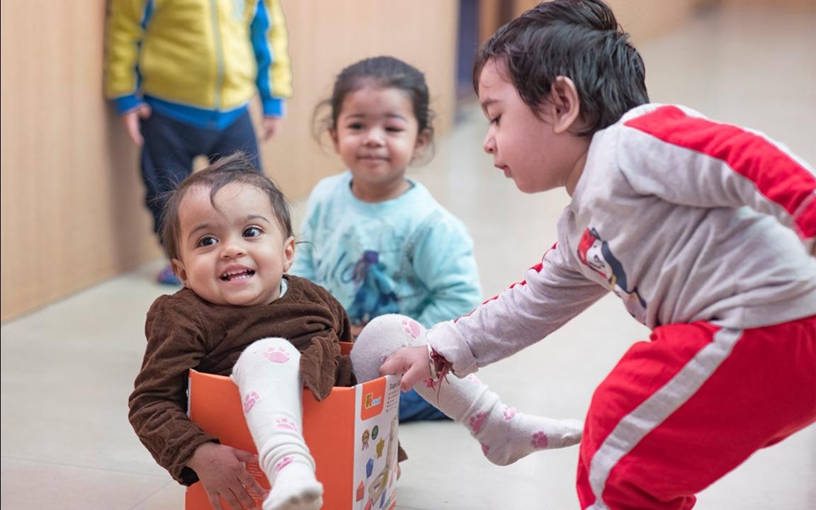 Ipsaa Daycare preschool building in Sector 45, Gurugram