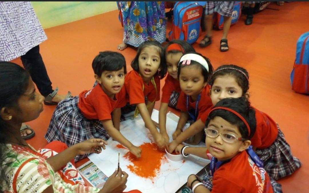 Rainbow Preschools preschool building in Kalwa, Thane