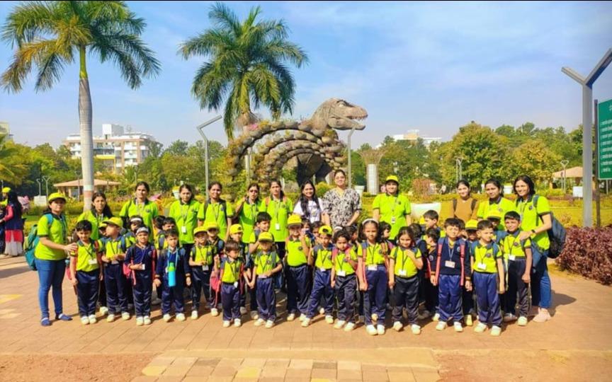 Sunshine Kids Academy preschool building in Moshi, Pune