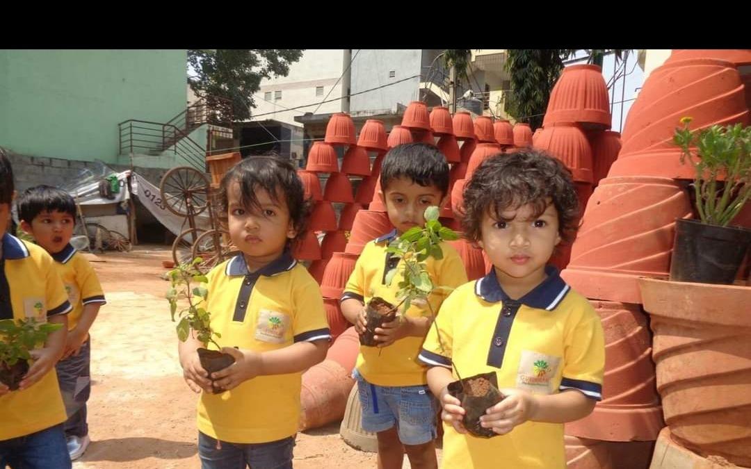 Gurukulam preschool building in Akshaya Nagar, Bengaluru