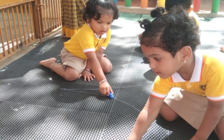 Helen O Grady Kovaipudur preschool building in Kovaipudur, Coimbatore