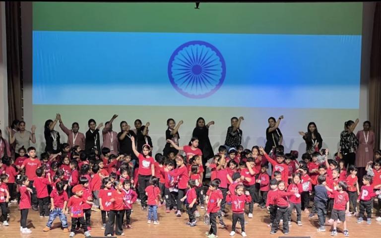The Yatha Lajpat Nagar preschool building in Lajpat Nagar, New Delhi