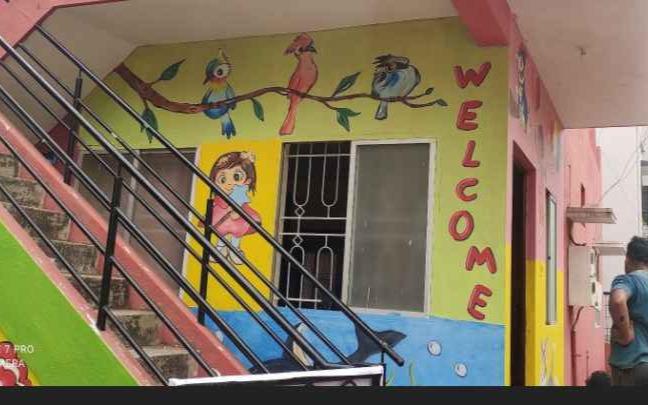 Lil' Angels Play Home preschool building in Bommanahalli, Bengaluru