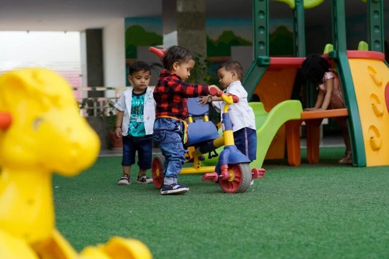 ShantiMoham School preschool building in Dwarka, New Delhi