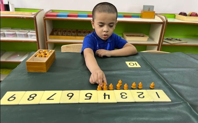 Modern Montessori preschool building in Nerul, Navi Mumbai