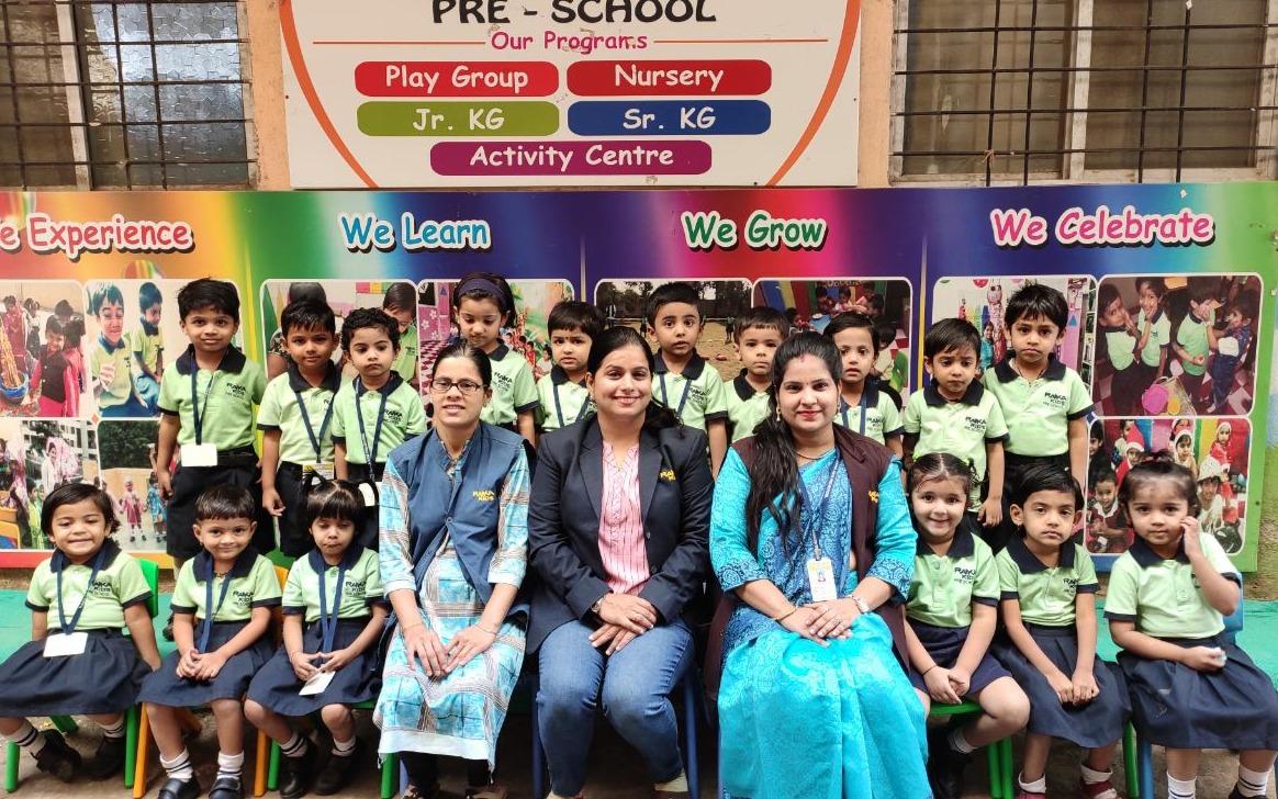 Raika Kids preschool building in Pimple Gurav, Pune