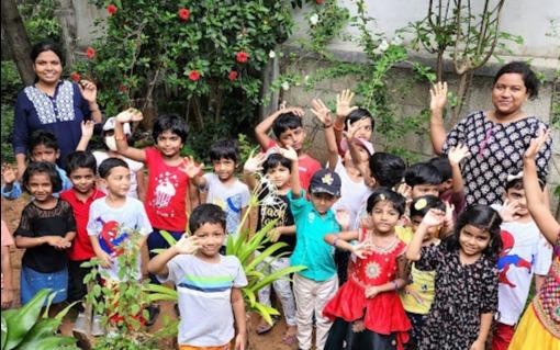 Hello Kidz Shiksha preschool building in Ramavarmapuram, Nagercoil