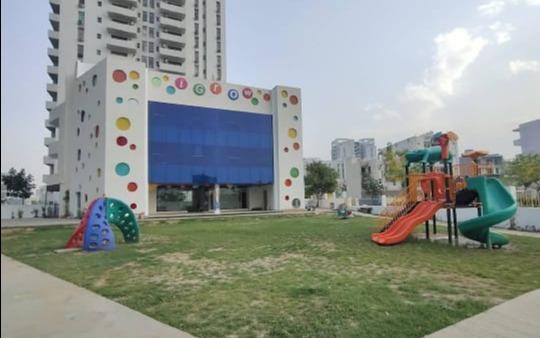 iGrow Montessori, Play School & Day Care preschool building in Sector 83, Gurugram