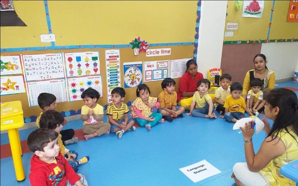 Jumpstart International Preschool and Learning Center preschool building in Mohammed Wadi, Pune