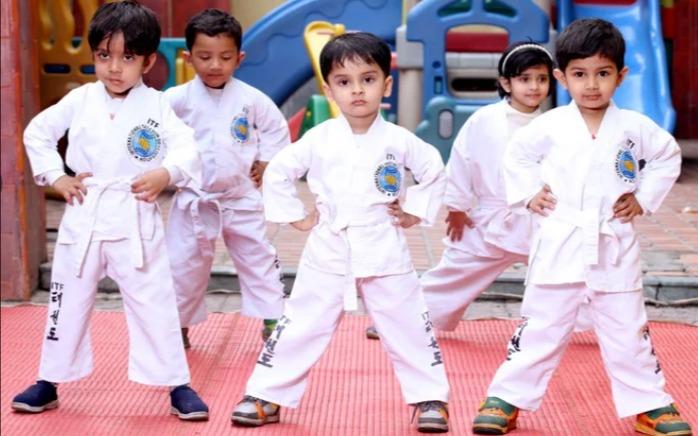 Mothers Pride Vivek Vihar preschool building in Vivek Vihar, New Delhi