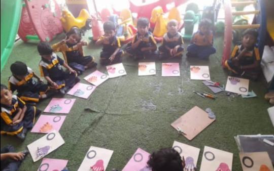 Sri guru dhama smarts kids preschool building in Vinayak Nagar, Bengaluru
