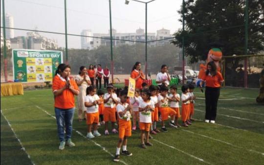 UC Kindies International Preschool & Day Care preschool building in Sector 19 Airoli, Mumbai