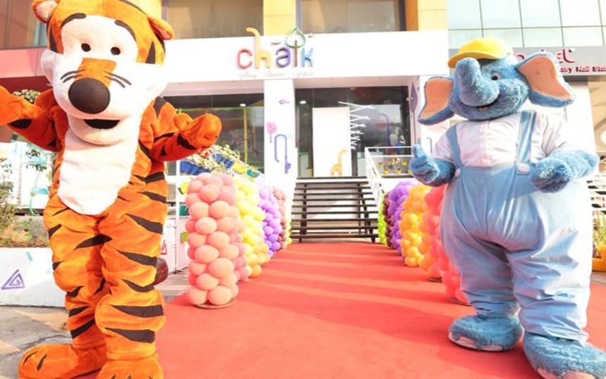 Chalk Montessori preschool building in Sanpada, Navi Mumbai