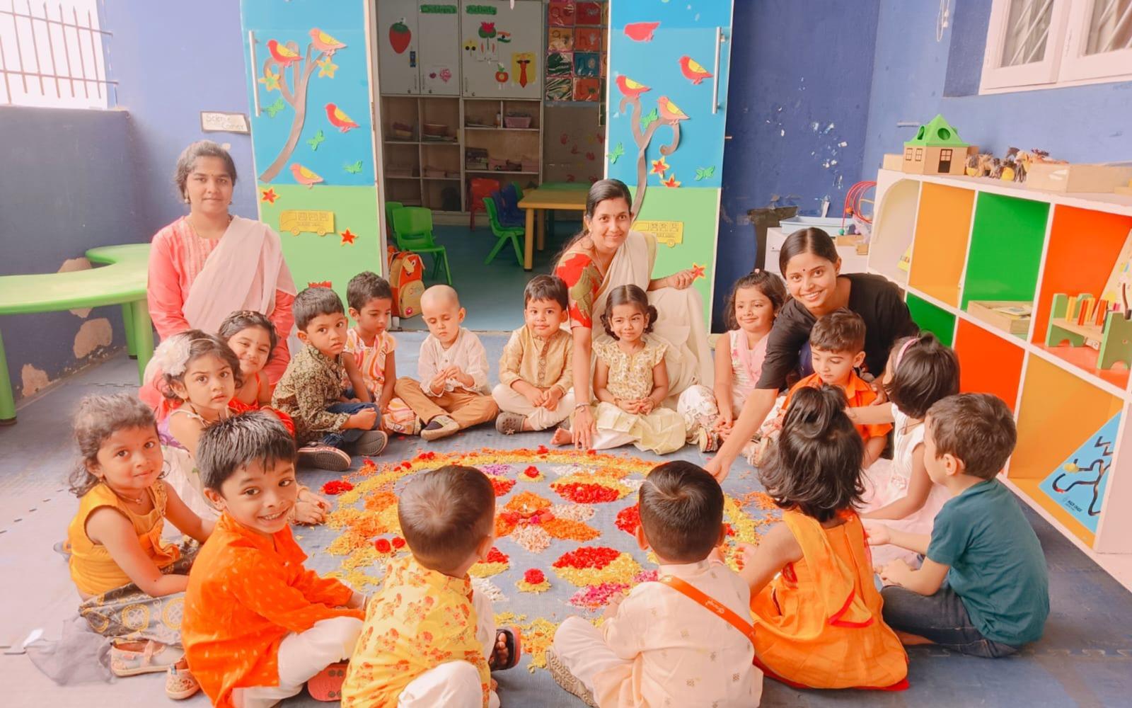 Orange International Preschool preschool building in Aecs Layout, Bengaluru