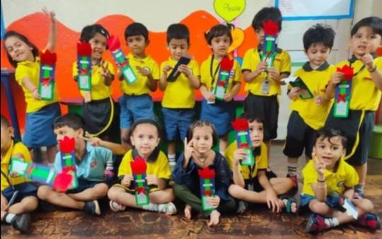 Kidzee preschool building in Sangamvadi, Pune