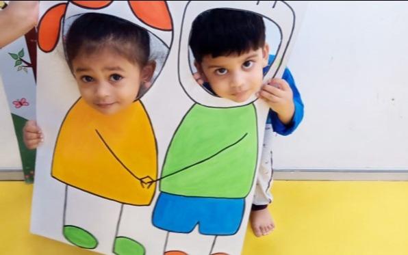 Klay Pre School and Day Care preschool building in Kharadi, Pune