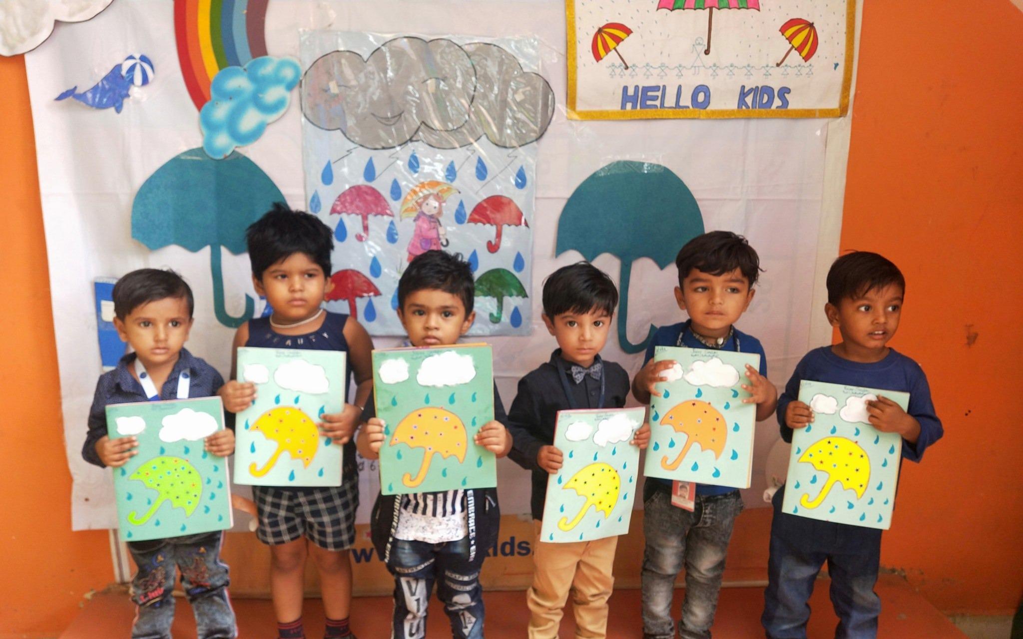 Hello Kids Anusha preschool building in Vidyanagar, Gandhidham