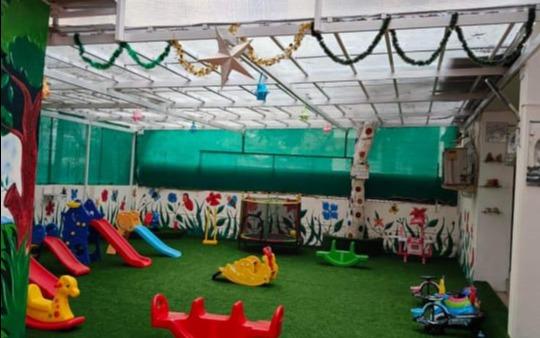 Orange Tree Preschool and Day Care preschool building in Viman Nagar, Pune