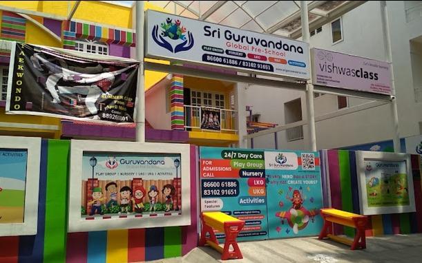 Sri Guruvandan Global Pre-School preschool building in Raja Rajeshwari Nagar, Bengaluru