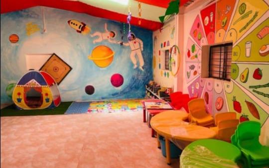 Uprisers Preschool Ravet preschool building in Ravet, Pune