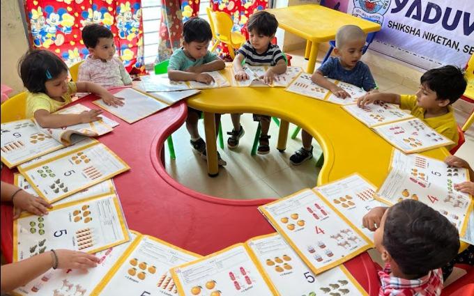 Alphabetzz Kindergarten Play School preschool building in Sector 82, Gurugram