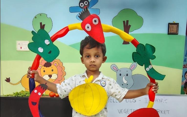 Hello Kids Inaaya Beeramguda preschool building in Beeramguda, Hyderabad