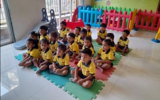 Kidzee Pre School Owala preschool building in Owale, Thane